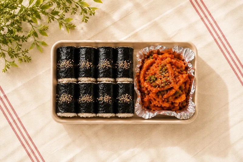 매콤무말충무김밥
